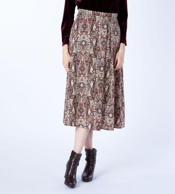 サラサプリントスカート