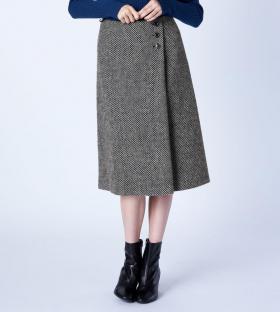【青木裕子さん着用】ウールドビースカート