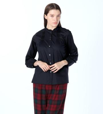 【青木裕子さん着用】コットンツイル２ブラウス