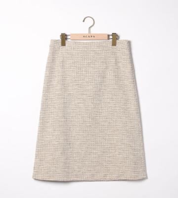 ミックスツィードスカート