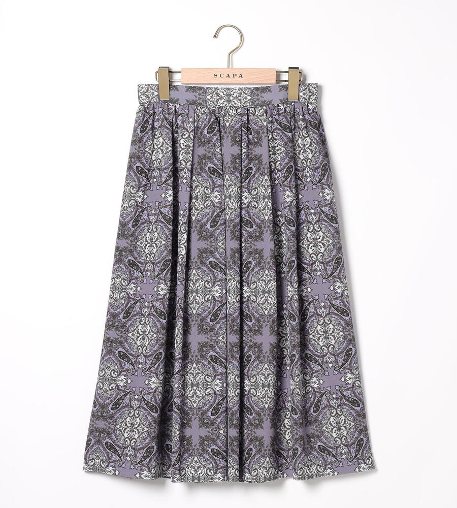 スクエアサラサスカート