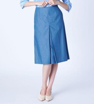 ライトダンガリースカート