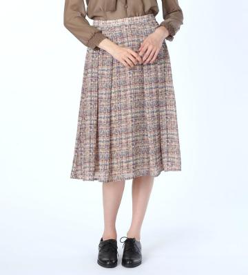 ツイードプリントスカート