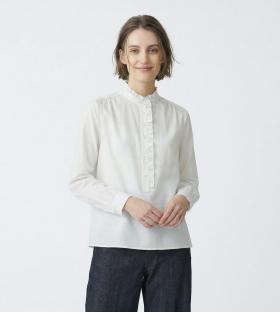 【SCAPA】ファインコットンブラウス