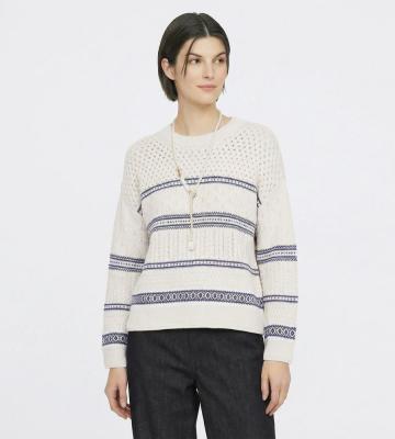 【返品交換送料無料対象/先行受注】フェアアイルケーブルニット＜2月初旬お届け予定＞