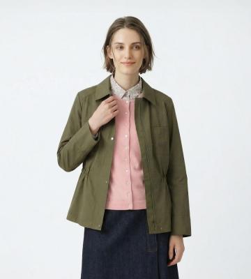 【返品交換送料無料対象/先行受注】コットンタッサージャケット＜2月中旬お届け予定＞