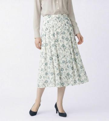 【返品交換送料無料対象/先行受注】ボヘミアンフラワースカート＜3月中旬お届け予定＞