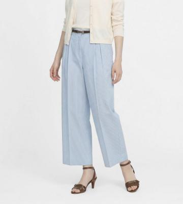 【返品交換送料無料/先行受注】サッカーストライプパンツ＜4月中旬お届け予定＞