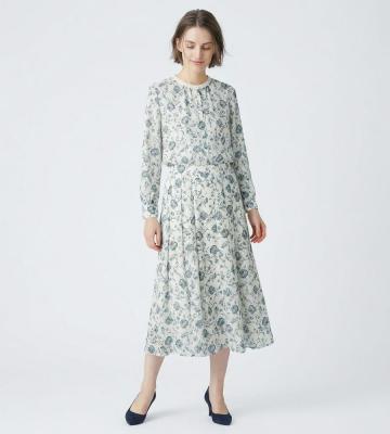 【返品交換送料無料対象/先行受注】ボヘミアンフラワーブラウス＜3月中旬お届け予定＞