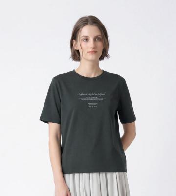 【返品交換送料無料対象/先行受注】エンブロスムースメッセージカットソー＜5月下旬お届け予定＞