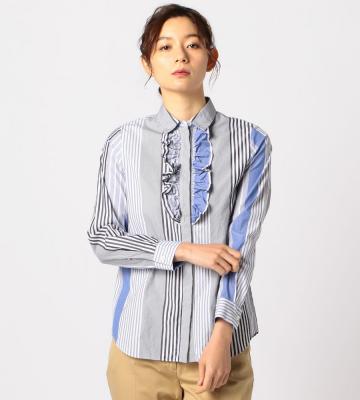 クレージーストライプブラウス