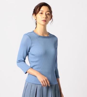 トリアセリブスクエアネックカットソー