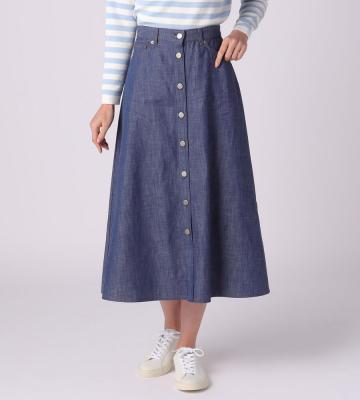 リアクティブデニムスカート