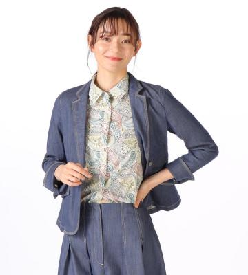 スラブシャンブレージャケット