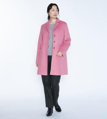 【Lサイズ】アンゴラビーバーチェスターコート