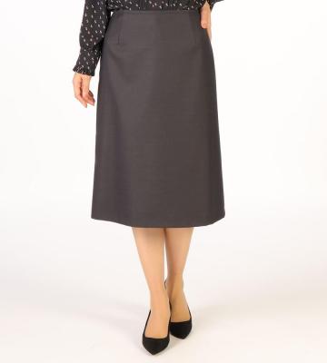 【Lサイズ】ウールシャンブレースカート