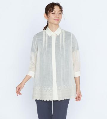 【Lサイズ】エンブロエンブロチュニックブラウス