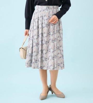 【Lサイズ】【ＷＥＢ限定】サラサフラワープリントスカート
