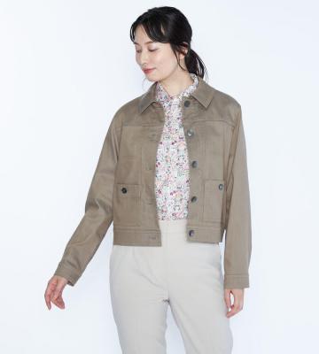 ソフトシャンブレージャケット