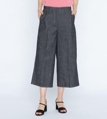 スラブシャンブレーパンツ