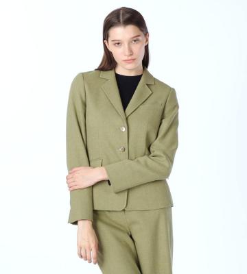 【青木裕子さん着用】ウールネップテーラージャケット