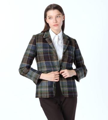 ムーンチェックツイードジャケット