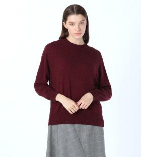 ウールネップニットプルオーバー