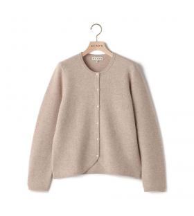 スモールパターンニットカーディガン