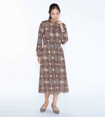 スクエアサラサワンピース