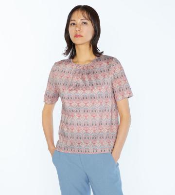 【Lサイズ】Liberty Printジャージカットソー