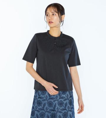 【Lサイズ】エンブロジャージ半袖カットソー