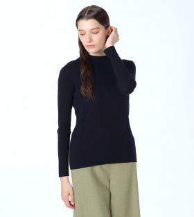 【青木裕子さん着用】カシウールリブプルオーバーニット