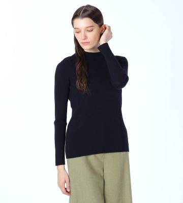 【青木裕子さん着用】カシウールリブプルオーバーニット