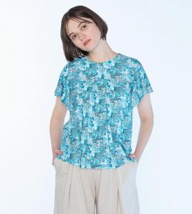 Liberty Printアーカイブフリル袖カットソー