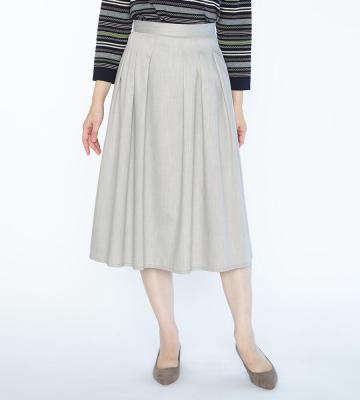 スラブシャンブレースカート