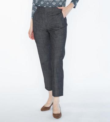 スラブシャンブレーパンツ