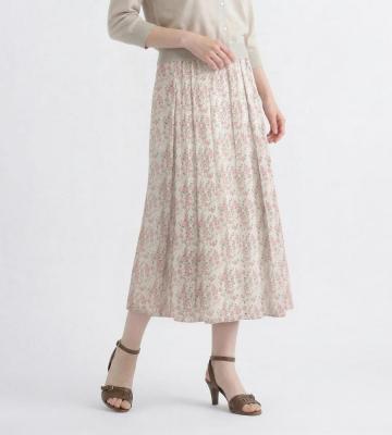 【返品交換送料無料/先行受注】Liberty Print ギルドフラワースカート＜4月中旬お届け予定＞