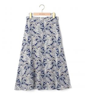 ボヘミアンペーズリースカート