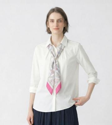 【返品交換送料無料対象/先行受注】スパンローンブラウス＜3月中旬お届け予定＞