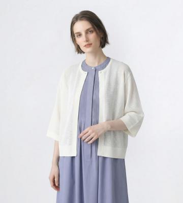 【返品交換送料無料対象/先行受注】キュールニットハオリ＜5月中旬お届け予定＞