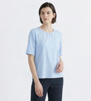 【返品交換送料無料/先行受注】エンブロジャージシャーリングカットソー＜4月中旬お届け予定＞