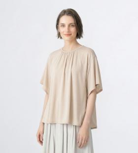 【返品交換送料無料対象/先行受注】クラッシーゆったりシルエットカットソー＜5月中旬お届け予定＞