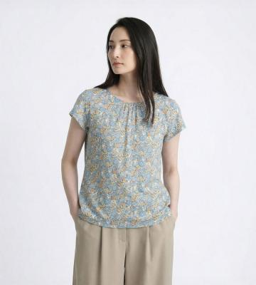 【返品交換送料無料対象/先行受注】サラサフルールカットソー＜5月中旬お届け予定＞