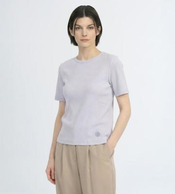 【返品交換送料無料対象/先行受注】ラメテレコカットソー＜5月中旬お届け予定＞