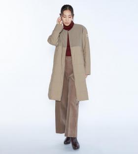 《SCAPA｜MIZUNO》ノーカラーコート