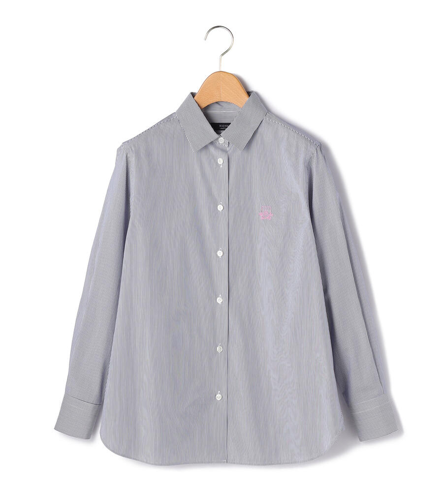 ブリティッシュストライプブラウス