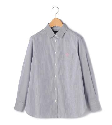 ブリティッシュストライプブラウス