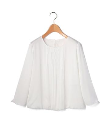 サテンドットヨウリュウブラウス