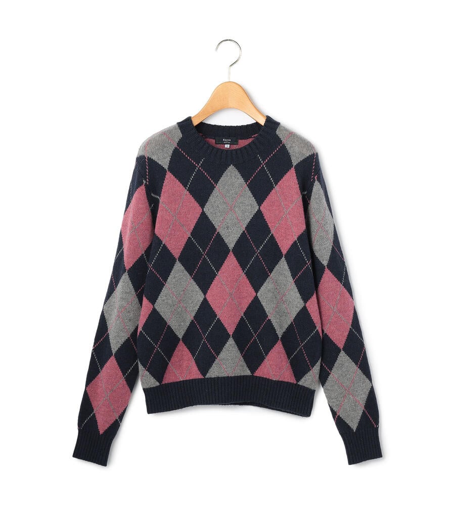 アーガイルニット