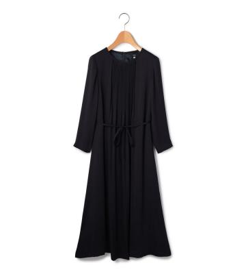 サテンジョーゼットワンピース